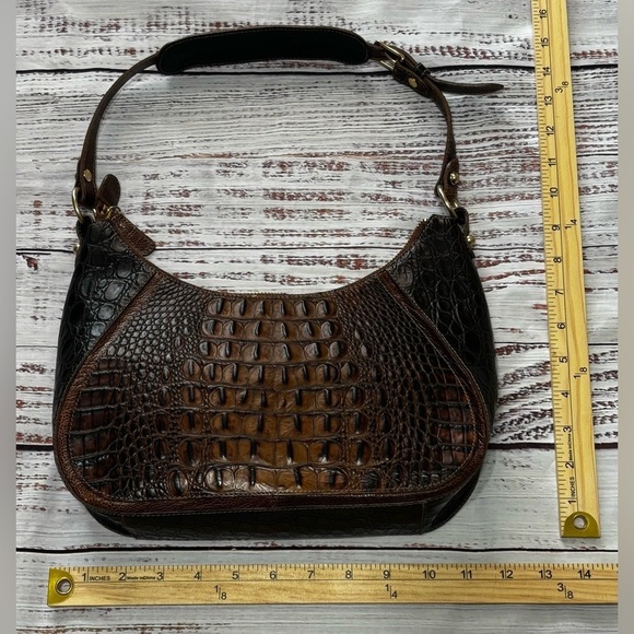Brahmin Karissa Embossed Leather Shoulder Bag - Picture 12 of 12